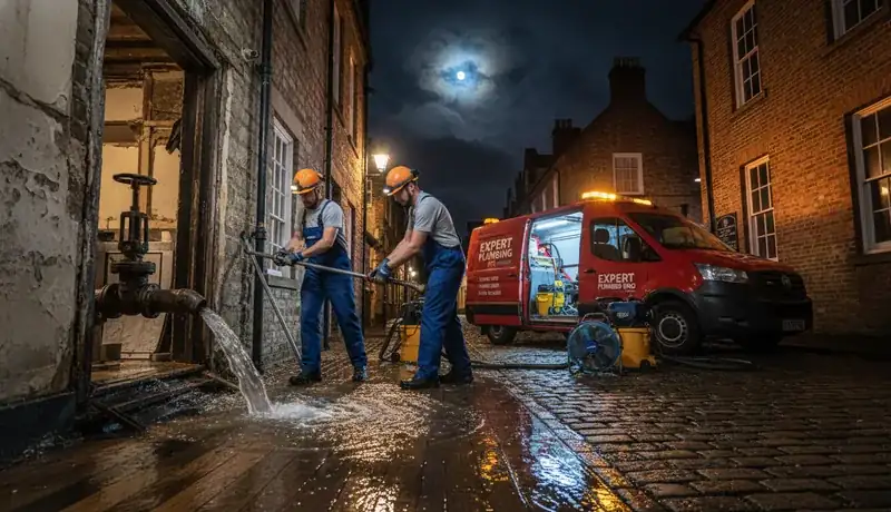 Expert Plumbing Pro - late-night-burst-pipe-repair-in-old-town-wellington